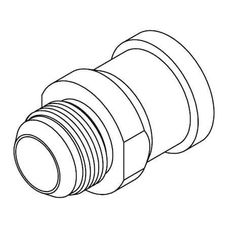 Tompkins Hydraulic Fitting-Flange12MJ-16FL C61 6840-12-16